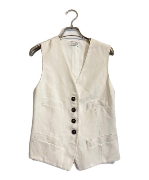 BRUNELLO CUCINELLI（ブルネロクチネリ）BRUNELLO CUCINELLI (ブルネロクチネリ) ベスト アイボリー サイズ:Sの古着・服飾アイテム