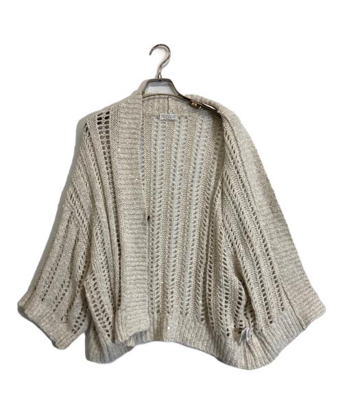 BRUNELLO CUCINELLI（ブルネロクチネリ）BRUNELLO CUCINELLI (ブルネロクチネリ) カーディガン ベージュ サイズ:XSの古着・服飾アイテム