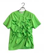 COMME des GARCONSコムデギャルソン）の古着「デザインカットソー」｜黄緑