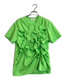 COMME des GARCONS（コムデギャルソン）の古着「デザインカットソー」｜黄緑