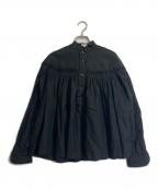 SCYEサイ）の古着「リネンタックブラウス」｜ブラック