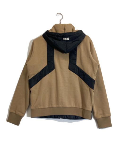 DIESEL（ディーゼル）DIESEL (ディーゼル) キルティングジャケット ブラウン サイズ:Sの古着・服飾アイテム