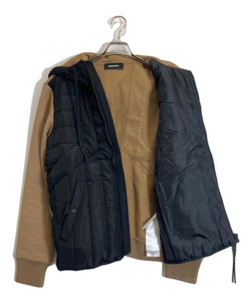 DIESEL（ディーゼル）DIESEL (ディーゼル) キルティングジャケット ブラウン サイズ:Sの古着・服飾アイテム