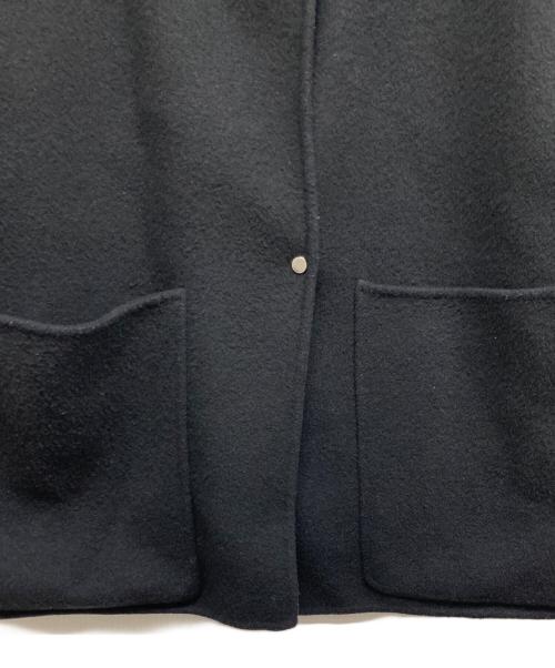 Spick and Span（スピック＆スパン）Spick and Span (スピック＆スパン) ビーバーストール付きショートコート ブラック サイズ:Sの古着・服飾アイテム