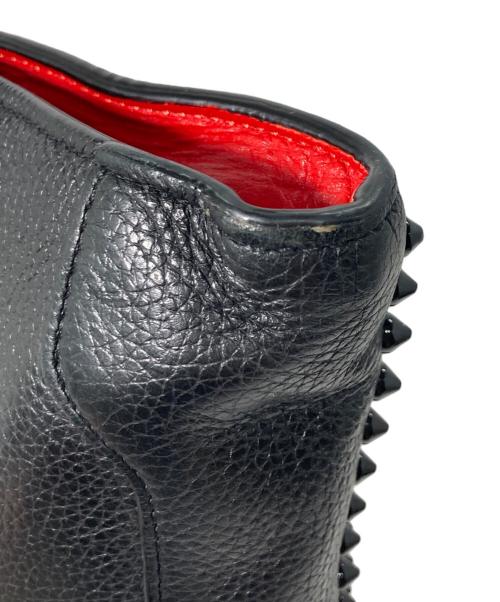Christian Louboutin（クリスチャン・ルブタン）Christian Louboutin (クリスチャン・ルブタン) スタッズクラッチショルダーバッグ ブラックの古着・服飾アイテム