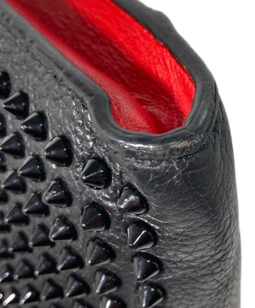 Christian Louboutin（クリスチャン・ルブタン）Christian Louboutin (クリスチャン・ルブタン) スタッズクラッチショルダーバッグ ブラックの古着・服飾アイテム