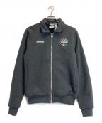 adidasアディダス）の古着「ロゴワッペン フルジップ スイングトップ」｜グレー