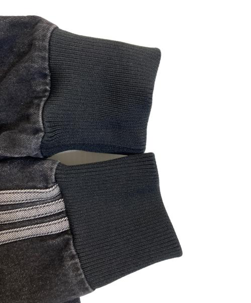 adidas（アディダス）adidas (アディダス) デニム ファイヤーバード トラックトップ ブラック サイズ:Sの古着・服飾アイテム