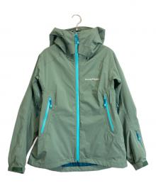 mont-bell（モンベル）の古着「マウンテンパーカー」｜黄緑