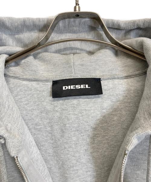 DIESEL（ディーゼル）DIESEL (ディーゼル) ジップパーカー グレー サイズ:Mの古着・服飾アイテム
