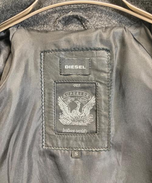 DIESEL（ディーゼル）DIESEL (ディーゼル) スタジャン ブラック サイズ:Sの古着・服飾アイテム