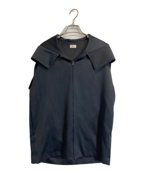 cccmalie（シーマリー）cccmalie (シーマリー) ノースリーブジップパーカー ブラック サイズ:Fの古着・服飾アイテム