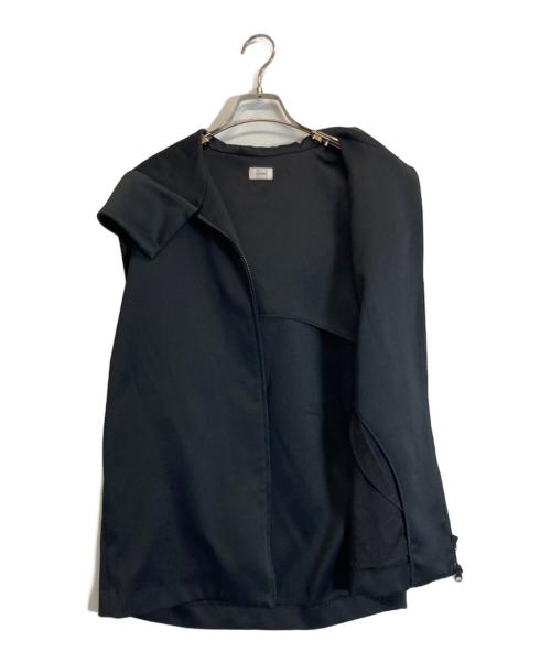 cccmalie（シーマリー）cccmalie (シーマリー) ノースリーブジップパーカー ブラック サイズ:Fの古着・服飾アイテム
