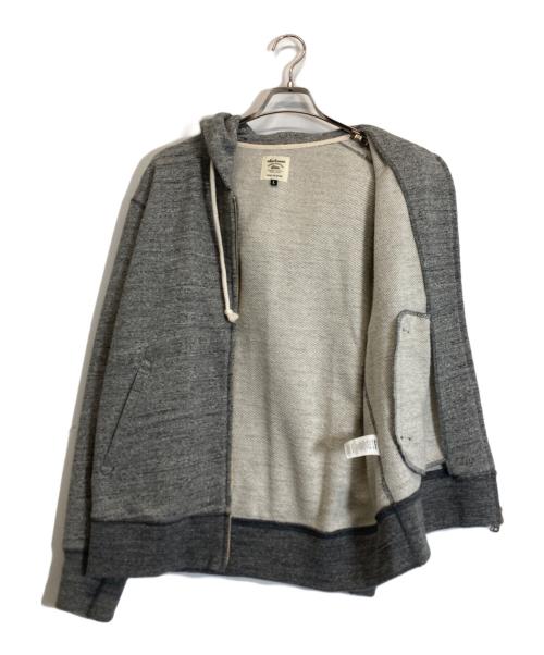 JACKMAN（ジャックマン）jackman (ジャックマン) GG Sweat Parka グレー サイズ:Lの古着・服飾アイテム