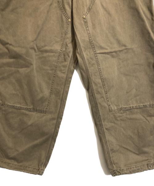 BEAMS JAPAN（ビームスジャパン）BEAMS JAPAN (ビームスジャパン) ダブルニー ペインター パンツ ベージュ サイズ:Lの古着・服飾アイテム