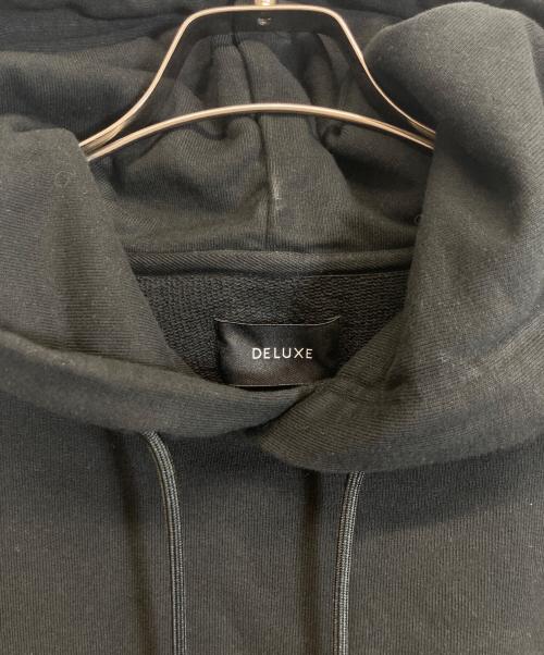 DELUXE（デラックス）Deluxe (デラックス) パーカー ブラック サイズ:Lの古着・服飾アイテム