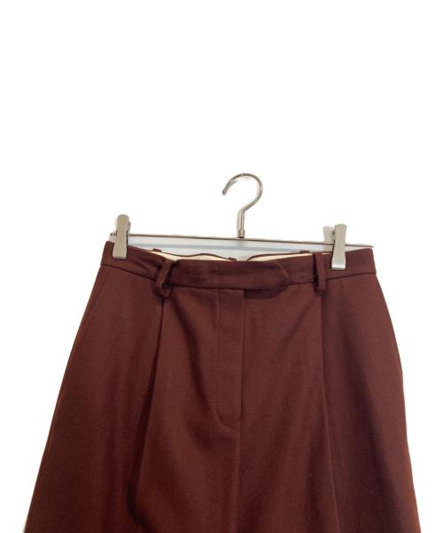 HERMES（エルメス）HERMES (エルメス) ウールスラックス ワインレッド サイズ:40の古着・服飾アイテム