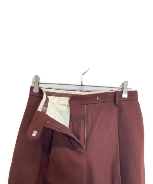 HERMES（エルメス）HERMES (エルメス) ウールスラックス ワインレッド サイズ:40の古着・服飾アイテム