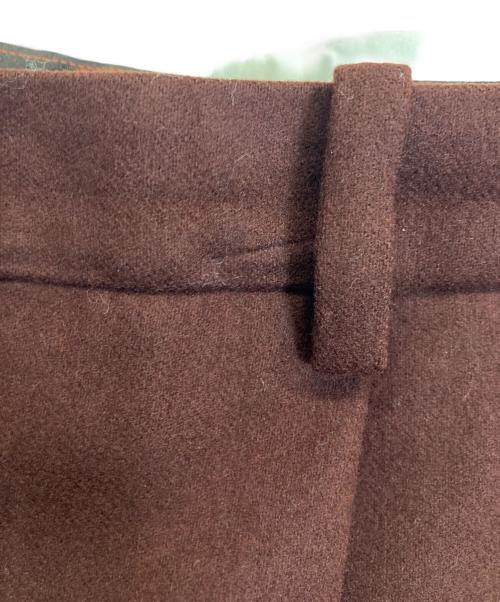 HERMES（エルメス）HERMES (エルメス) ウールスラックス ワインレッド サイズ:40の古着・服飾アイテム