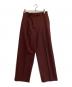 HERMES（エルメス）の古着「ウールスラックス」｜ワインレッド