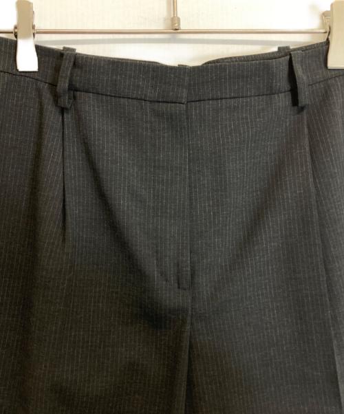 HERMES（エルメス）HERMES (エルメス) ストライプスラックス ブラック サイズ:40の古着・服飾アイテム