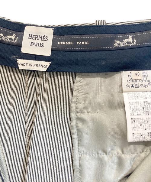 HERMES（エルメス）HERMES (エルメス) スラックス ベージュ サイズ:40の古着・服飾アイテム