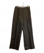 HERMESエルメス）の古着「リネンスラックス」｜ブラウン