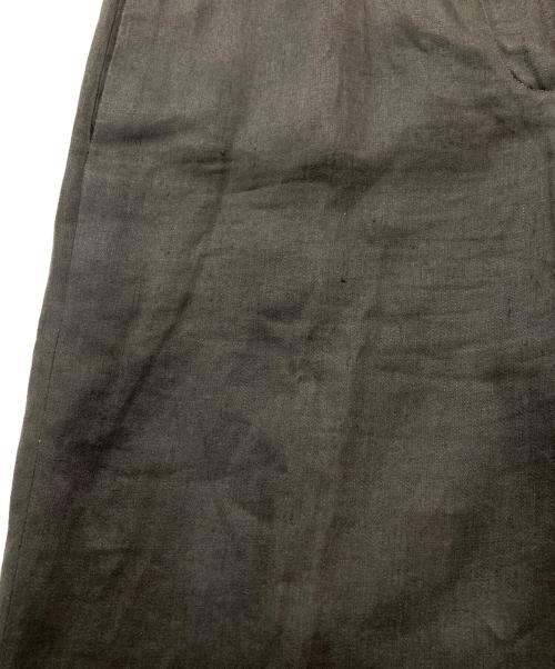 HERMES（エルメス）HERMES (エルメス) リネンスラックス ブラウン サイズ:40の古着・服飾アイテム