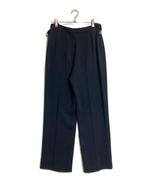 HERMES（エルメス）HERMES (エルメス) Hボタンサイドジップスラックス ブラック サイズ:40の古着・服飾アイテム