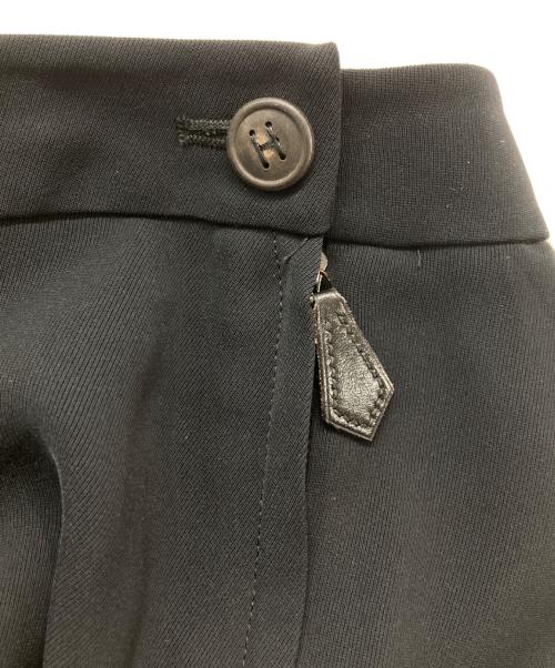 HERMES（エルメス）HERMES (エルメス) Hボタンサイドジップスラックス ブラック サイズ:40の古着・服飾アイテム