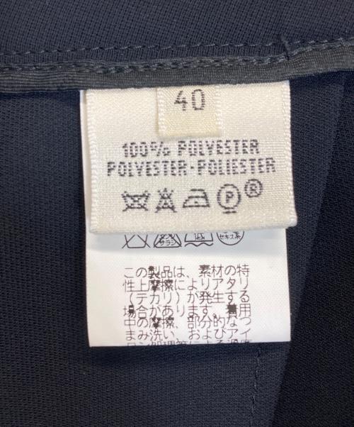 HERMES（エルメス）HERMES (エルメス) Hボタンサイドジップスラックス ブラック サイズ:40の古着・服飾アイテム