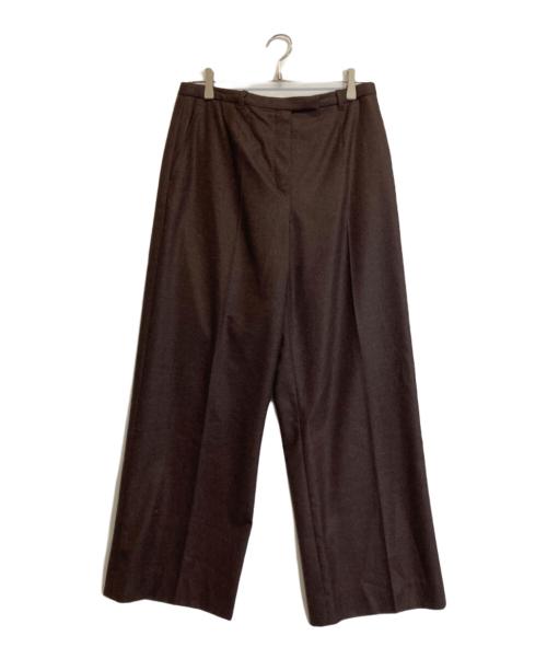 HERMES（エルメス）HERMES (エルメス) ウールスラックス ブラウン サイズ:42の古着・服飾アイテム