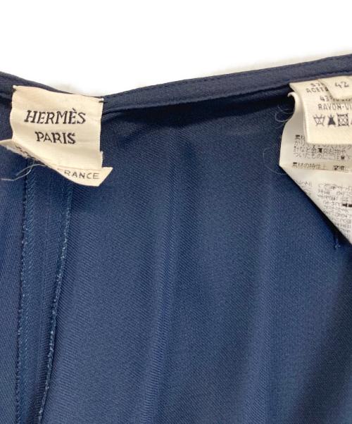HERMES（エルメス）HERMES (エルメス) スラックス ネイビー サイズ:42の古着・服飾アイテム