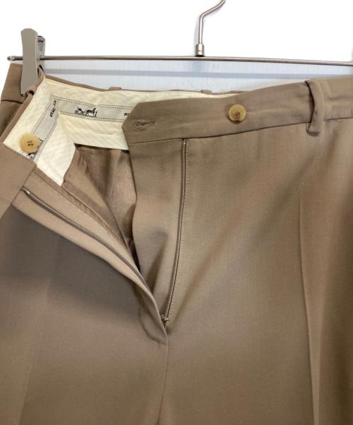 HERMES（エルメス）HERMES (エルメス) スラックス ベージュ サイズ:42の古着・服飾アイテム