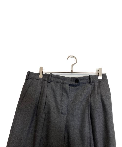 HERMES（エルメス）HERMES (エルメス) カシミヤスラックス グレー サイズ:42の古着・服飾アイテム