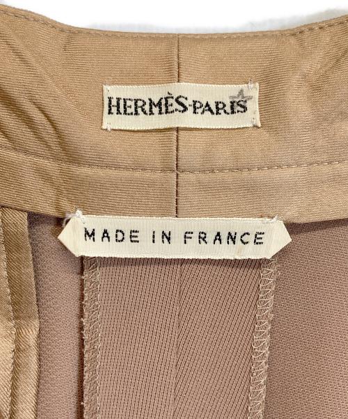 HERMES（エルメス）HERMES (エルメス) Hロゴスラックス ブラウン サイズ:40の古着・服飾アイテム