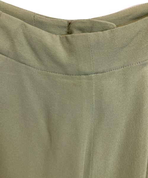 HERMES（エルメス）HERMES (エルメス) シルクスラックス 黄緑 サイズ:40の古着・服飾アイテム