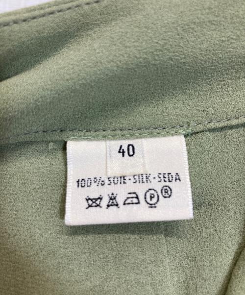 HERMES（エルメス）HERMES (エルメス) シルクスラックス 黄緑 サイズ:40の古着・服飾アイテム