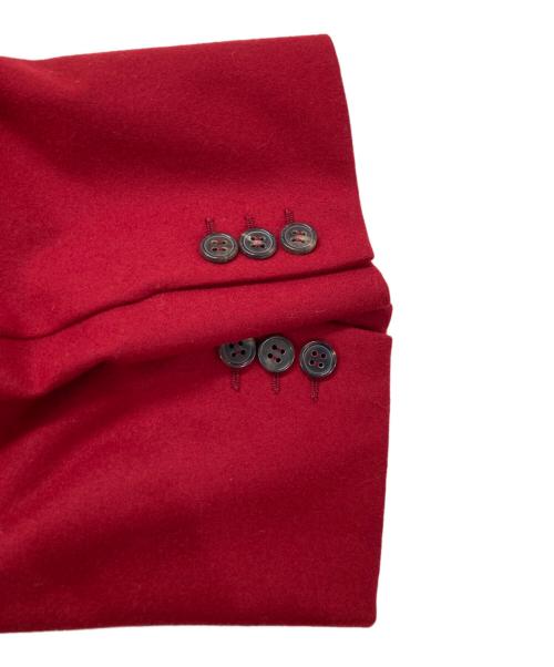 HERMES（エルメス）HERMES (エルメス) テーラードジャケット レッド サイズ:44の古着・服飾アイテム