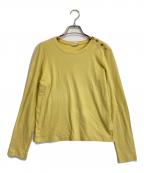 HERMESエルメス）の古着「セリエボタンカットソー」｜イエロー