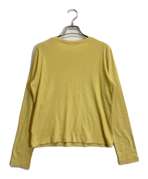 HERMES（エルメス）HERMES (エルメス) セリエボタンカットソー イエロー サイズ:40の古着・服飾アイテム