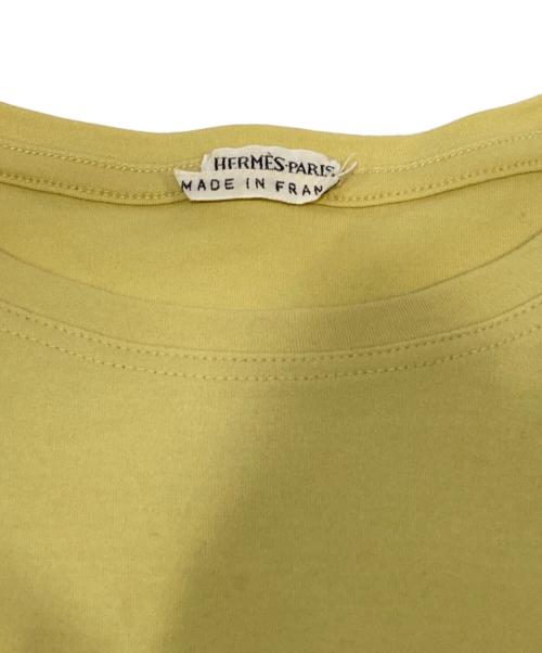 HERMES（エルメス）HERMES (エルメス) セリエボタンカットソー イエロー サイズ:40の古着・服飾アイテム