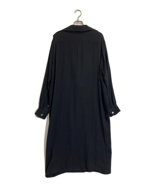 HERMES（エルメス）HERMES (エルメス) ヴァルーズシルクワンピース ブラック サイズ:40の古着・服飾アイテム