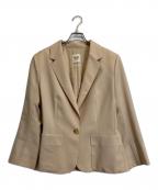 HERMESエルメス）の古着「テーラードジャケット」｜ベージュ