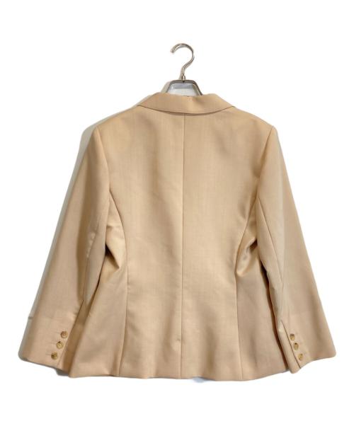 HERMES（エルメス）HERMES (エルメス) テーラードジャケット ベージュ サイズ:44の古着・服飾アイテム