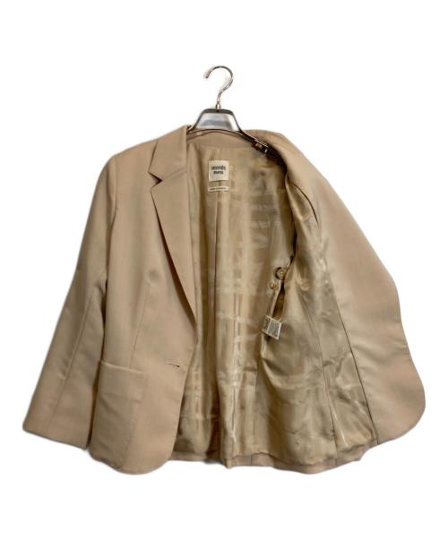 HERMES（エルメス）HERMES (エルメス) テーラードジャケット ベージュ サイズ:44の古着・服飾アイテム