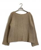 HERMESエルメス）の古着「コットンローゲージニット」｜ベージュ