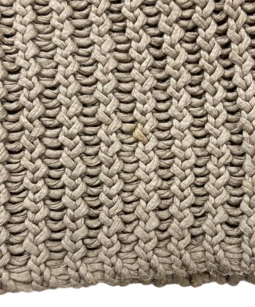 HERMES（エルメス）HERMES (エルメス) コットンローゲージニット ベージュ サイズ:Lの古着・服飾アイテム