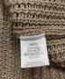 中古・古着 HERMES (エルメス) コットンローゲージニット ベージュ サイズ:L：30000円