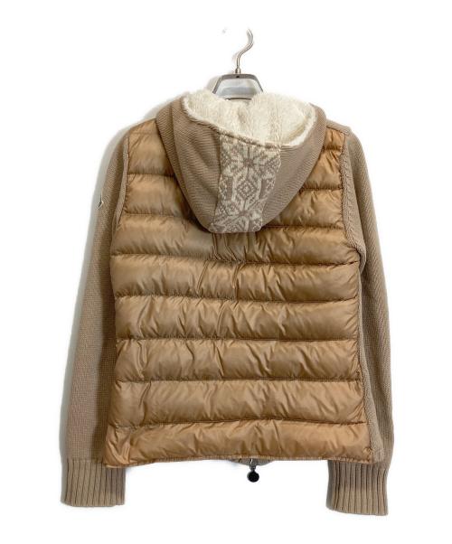 MONCLER（モンクレール）MONCLER (モンクレール) MAGLIONE TRICOT CARDIGAN ベージュ サイズ:Sの古着・服飾アイテム